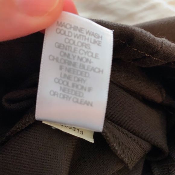 J. Jill XL Ponte Slim Leg Brown Ankle Pull-on Pant - Picture 6 of 9